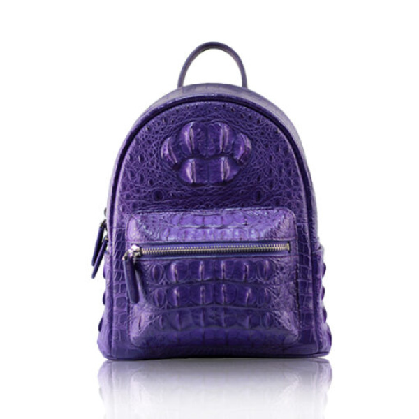 Purple Renny Hornback Crocodile Backpack Backpacks backpack Coveti