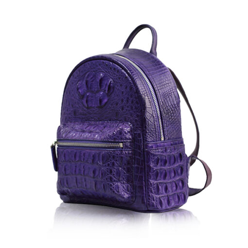 Purple Renny Hornback Crocodile Backpack Backpacks backpack Coveti