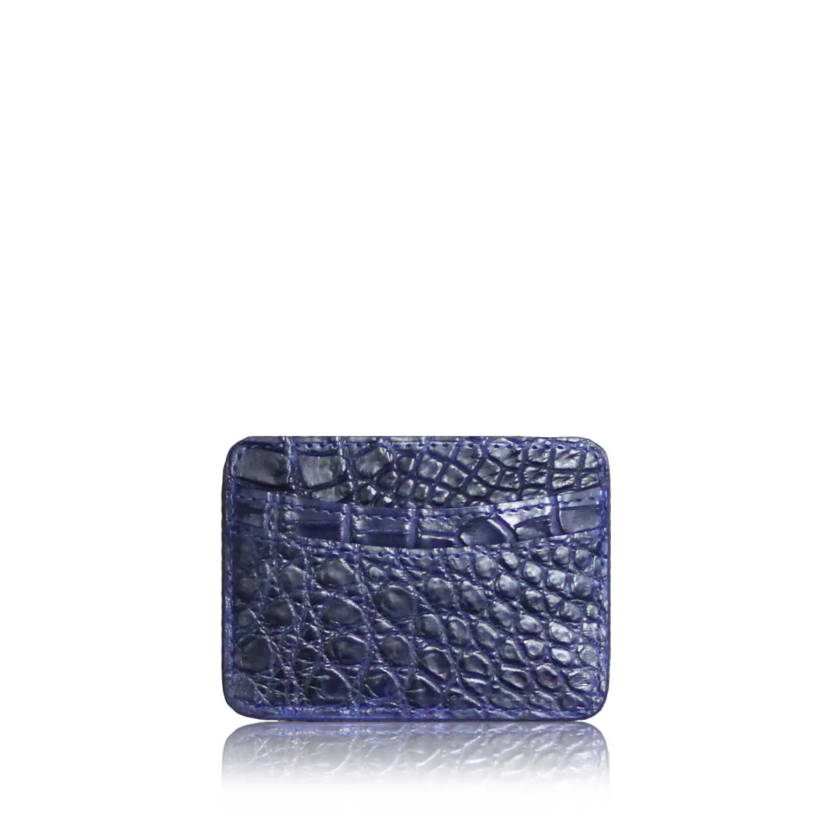 Genuine Crocodile Space Blue Card Holder Accessories Bangkok Bootery Coveti