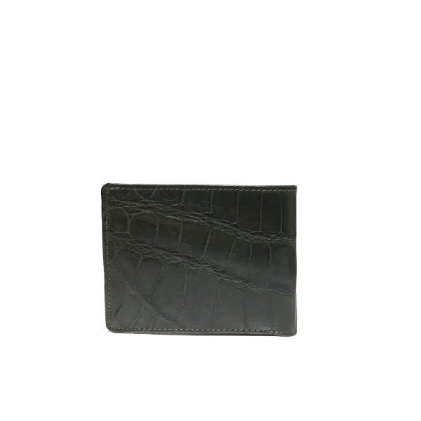 Super shiny full crocodile leather men's wallet