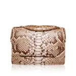 Luana Crocodile Brown Leather Clutch Bag Bags Bangkok Bootery Coveti