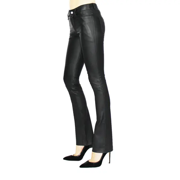 MLML women’s donna leather flared jeans Clothing leather goods Coveti