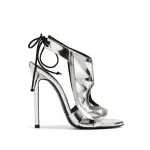 Etty Leon indra women’s metallic heeled sandals Sandals  Coveti