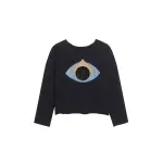 Eli Grita women black ajna cotton jumper Clothing blue Coveti