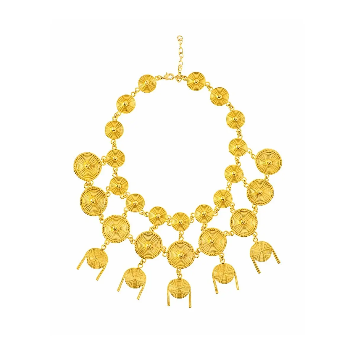 Tayrona Necklace Jewelry gold plated Coveti