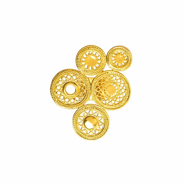 Calamari Ring Jewelry gold plated Coveti