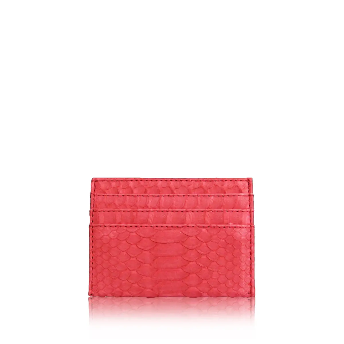 Python Leather Coral Cardholder Accessories Bangkok Bootery Coveti