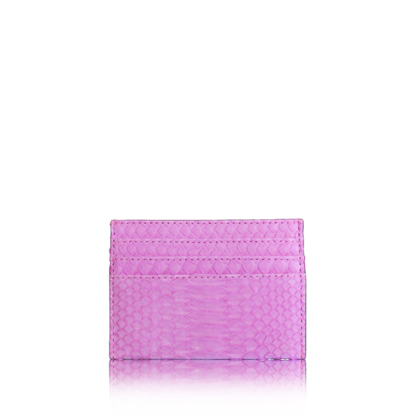 Python Leather Cupid Pink Cardholder Accessories Bangkok Bootery Coveti