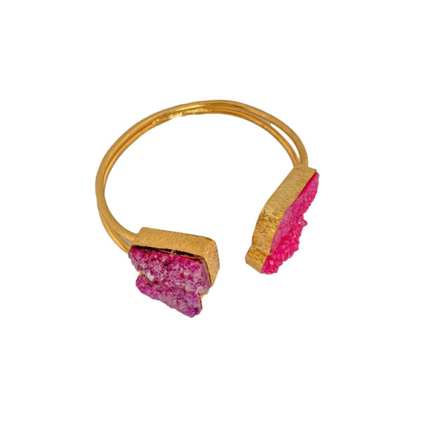 Tanya litkovska Women’s Pink Crab Cuff Bracelet Bracelets black velvet headband Coveti