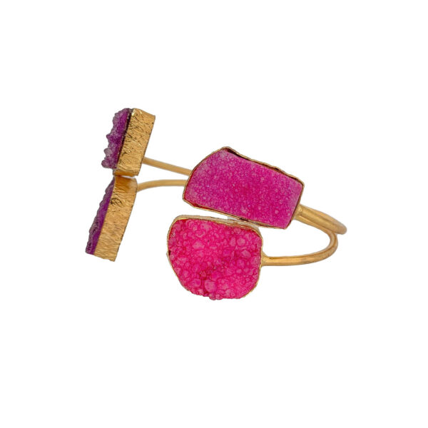Tanya litkovska Women’s Pink Crab Cuff Bracelet Bracelets black velvet headband Coveti