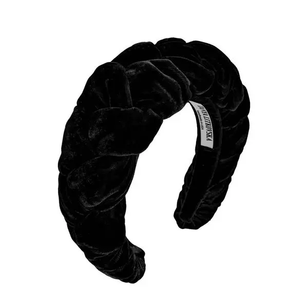 Tanya Litkovska women’s velvet black headband Accessories black velvet headband Coveti