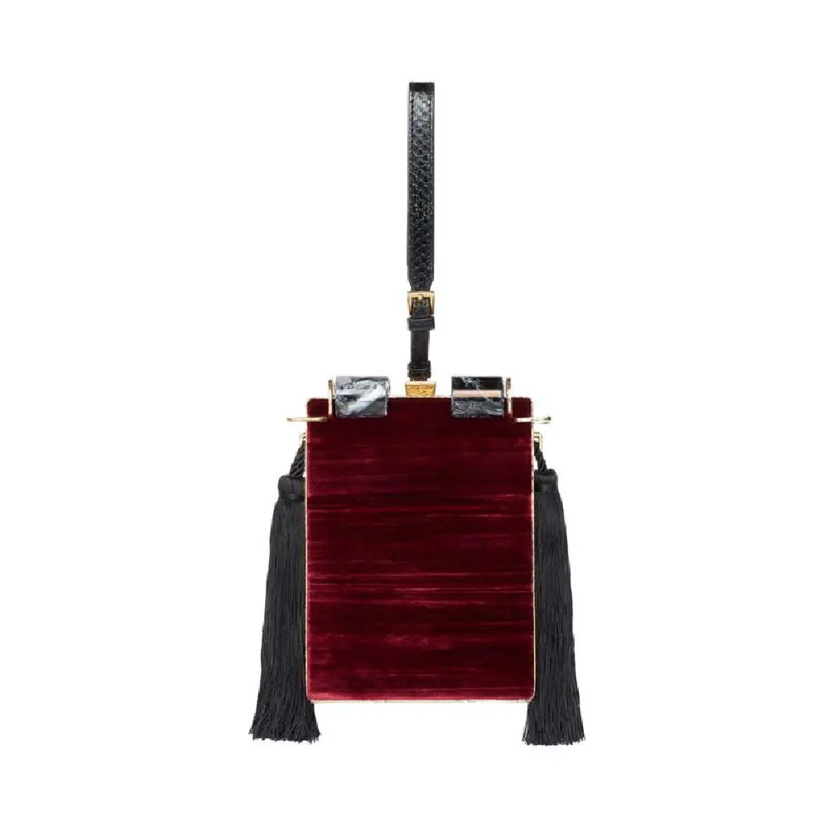 Gaho rubino velvet wristlet mini bag Bags bag Coveti