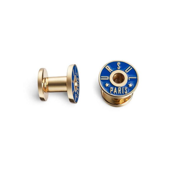 Monogramme Silver and Gold Cufflinks Men exclusive Coveti