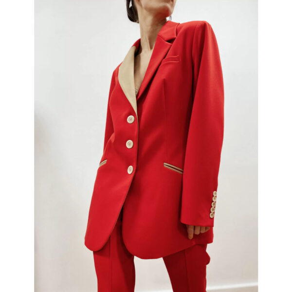 Paris red blazer Clothing blazer Coveti