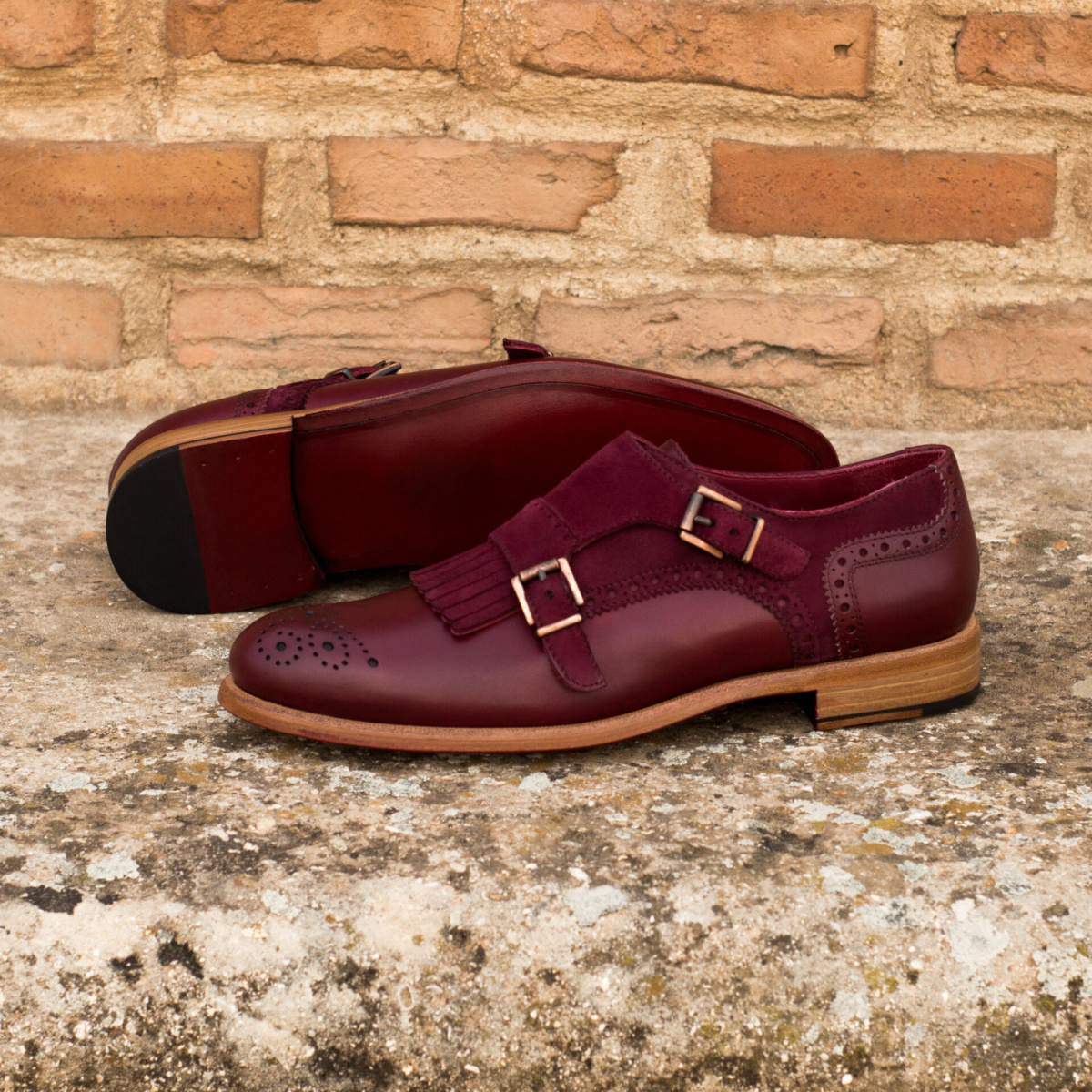 Women's Kiltie Monk Strap