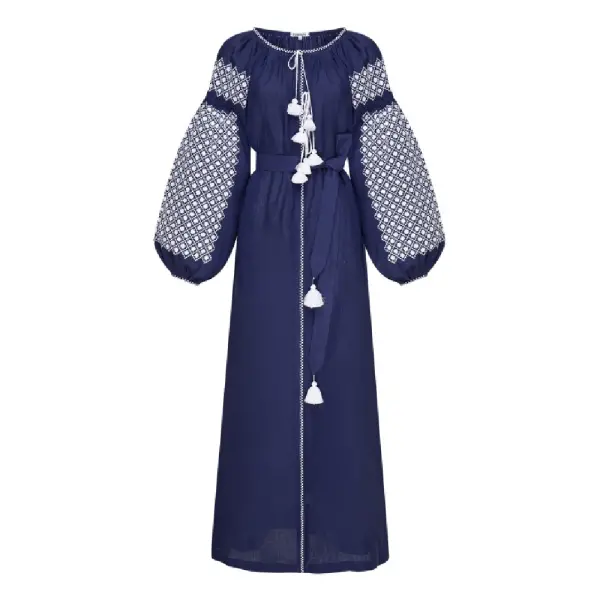 The sky over the carpathians menthol midi dress Clothing curated marketplace Coveti
