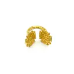 Double coin ring Jewelry curated marketplace Coveti