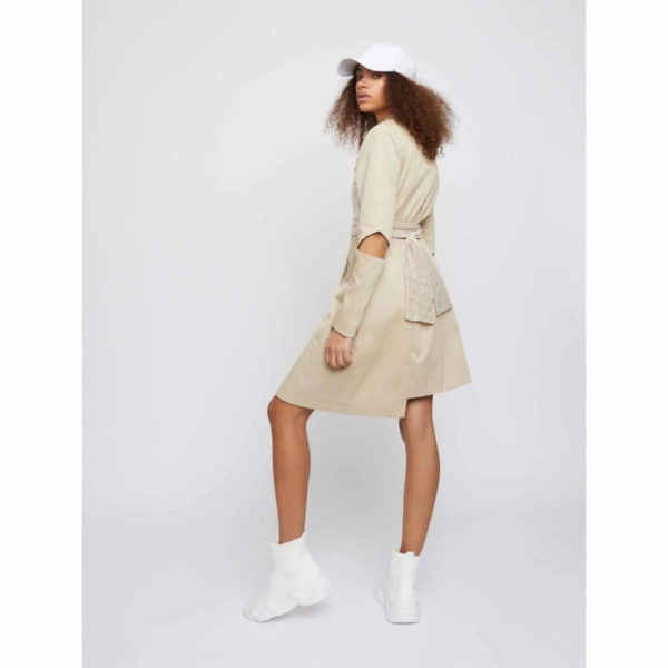 The back up sports wrap nude blazer dress Clothing blazer Coveti