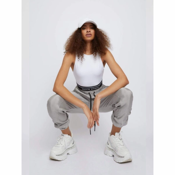 The track silk grey jogger – S   Coveti