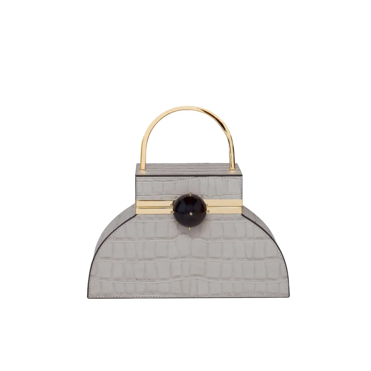 Hailey grey croco bag Bags bag Coveti