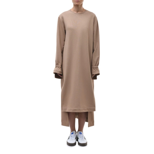 Anna oversized beige dress Clothing dress Coveti