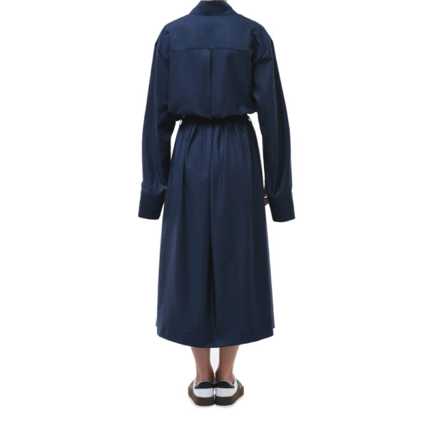 Alexa long blue shirtdress Clothing emerging designer Coveti