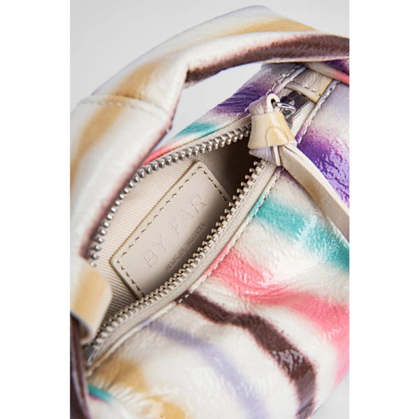 Micro cush ivory spray print leather bag, Designer Collection