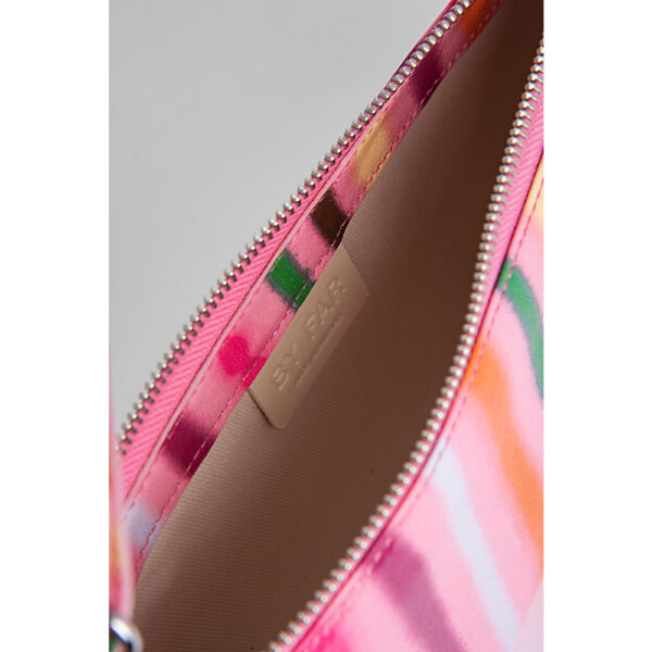 Baby cush papaya flat grain leather bag Bags bag Coveti
