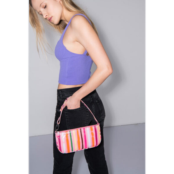 Baby cush papaya flat grain leather bag Bags bag Coveti