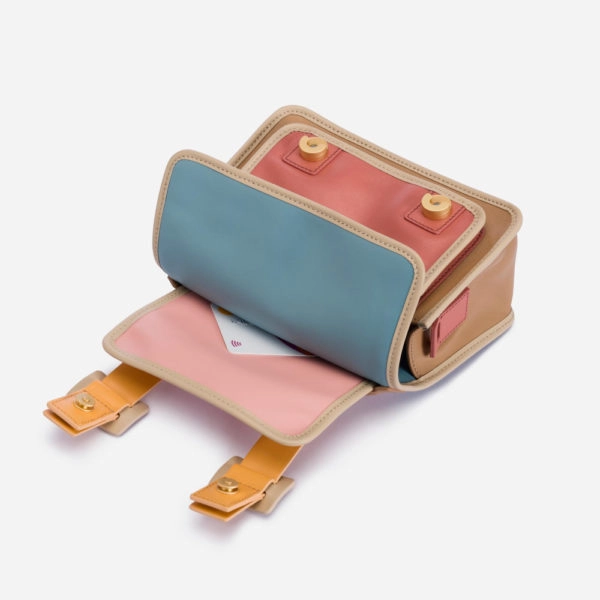 Small naomi lizard effect brown bag Bags bag Coveti
