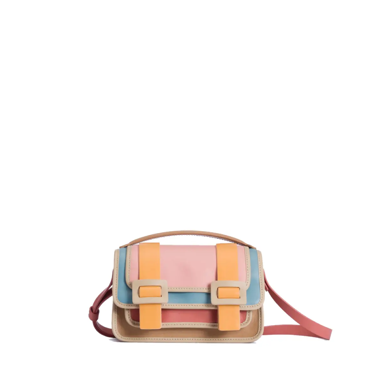 Small naomi lizard effect brown bag Bags bag Coveti