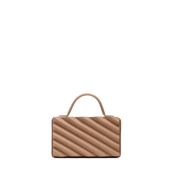 Small naomi lizard effect brown bag Bags bag Coveti