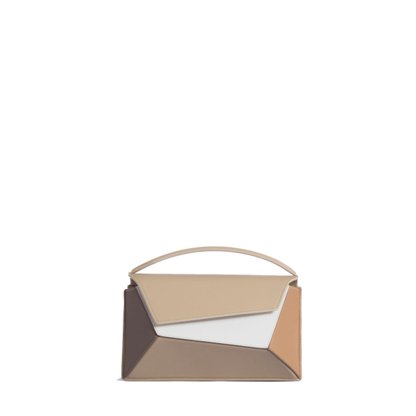 Small naomi lizard effect brown bag Bags bag Coveti