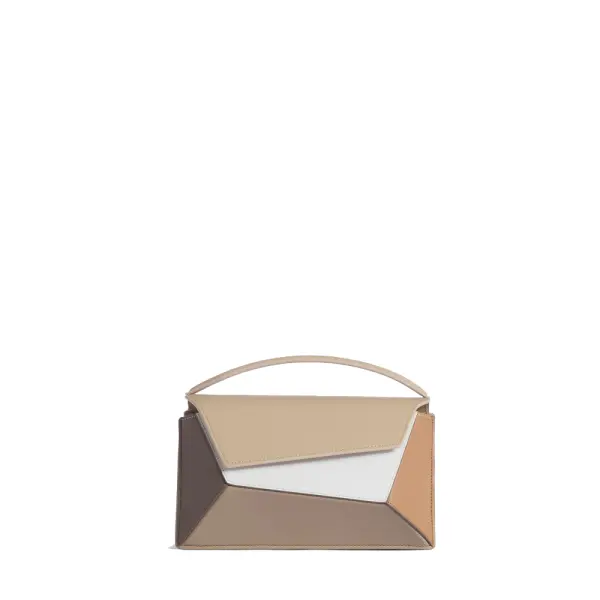 Small naomi lizard effect brown bag Bags bag Coveti