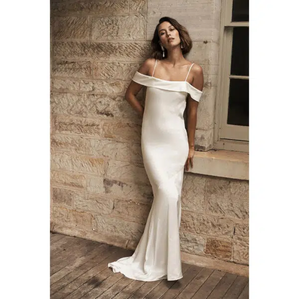 Olivia slip gown ivory Clothing Bridal Coveti
