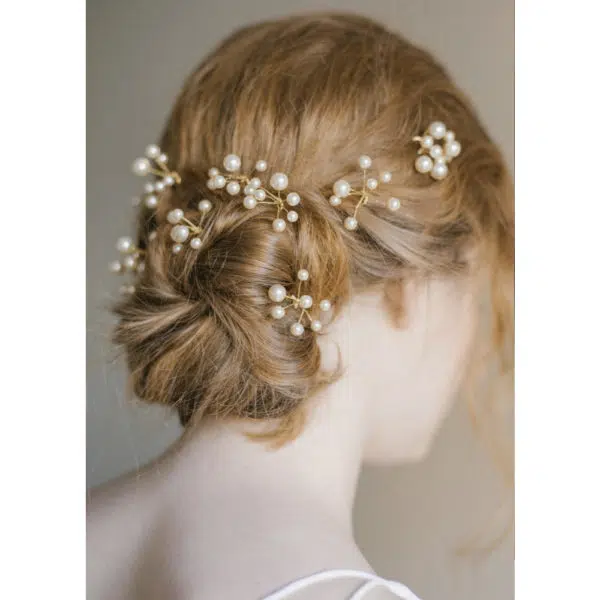 Violet crystal comb Accessories Bridal Coveti