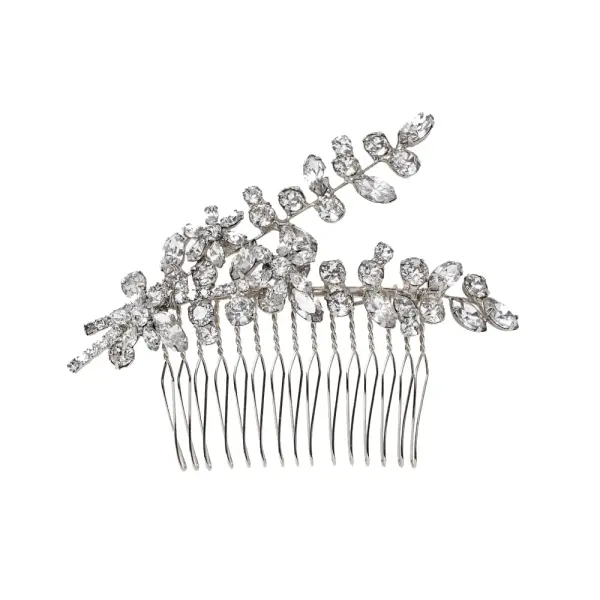 Violet crystal comb Accessories Bridal Coveti