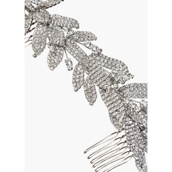 Violet crystal comb Accessories Bridal Coveti