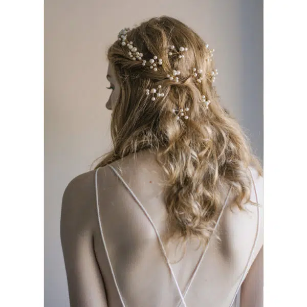 Violet crystal comb Accessories Bridal Coveti