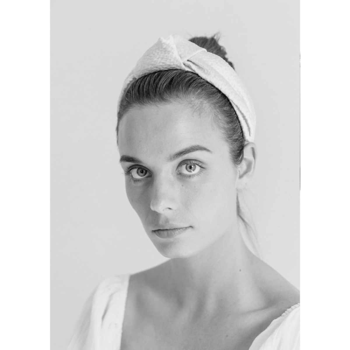 Attica headband in sage grosgrain Accessories designer Coveti