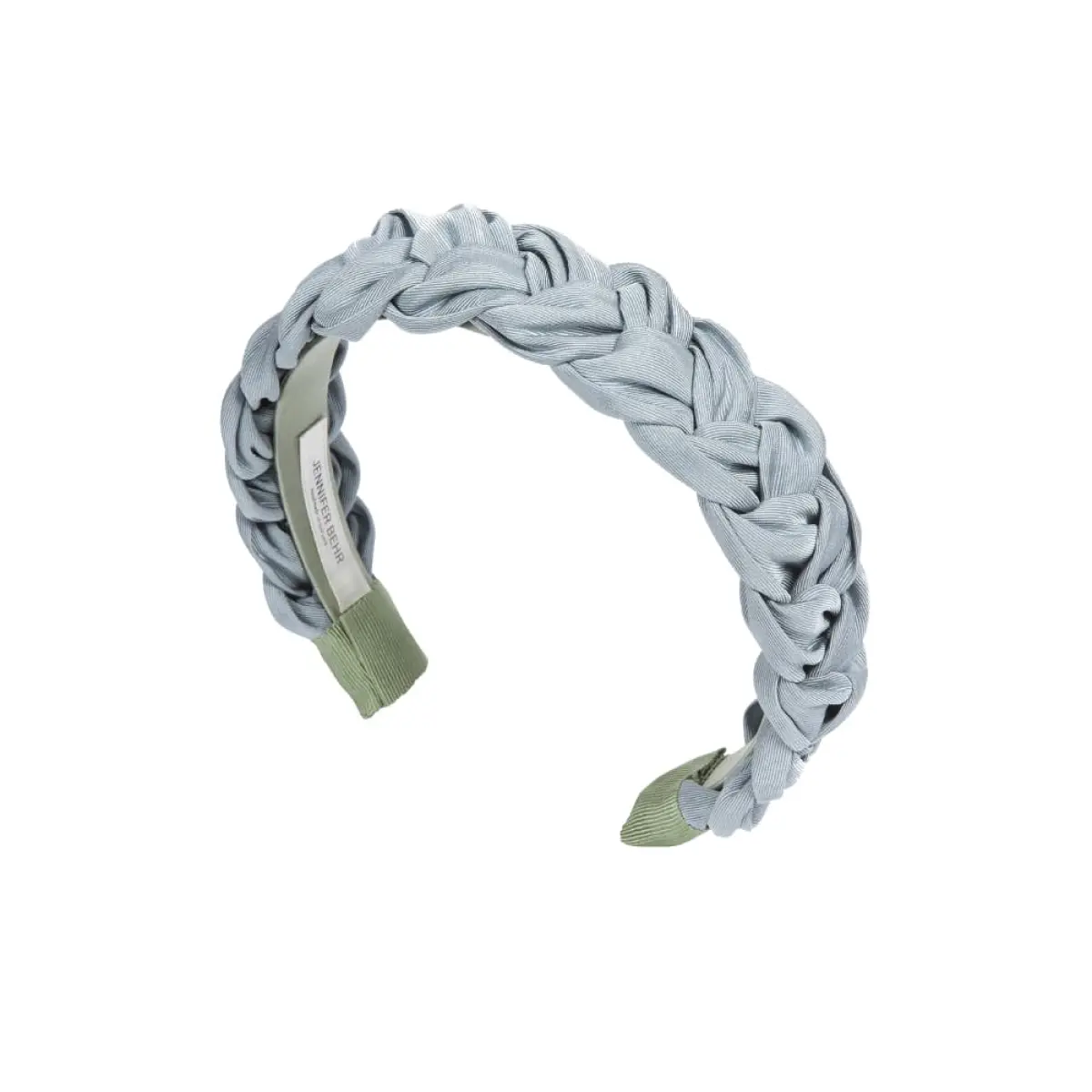 Attica headband in sage grosgrain Accessories designer Coveti