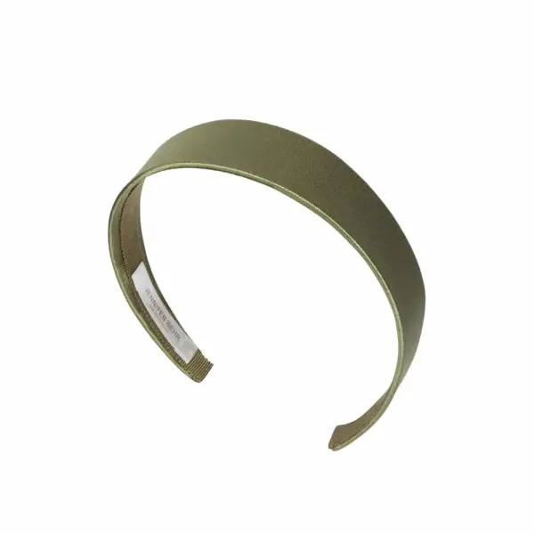 Attica headband in sage grosgrain Accessories designer Coveti