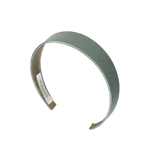 Attica headband in sage grosgrain Accessories designer Coveti