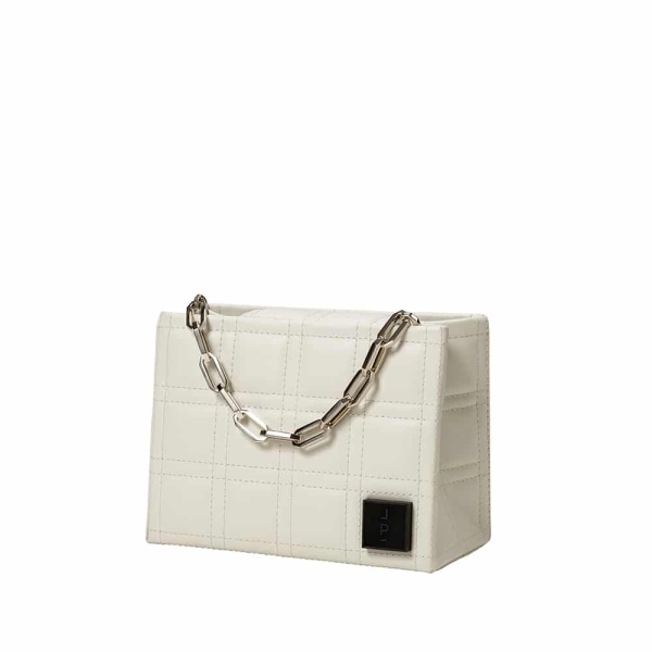 Square off white bag Bags bag Coveti