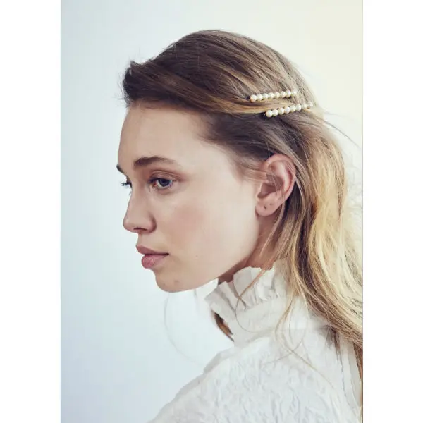 Pippa gold bobby pin set Accessories Bridal Coveti