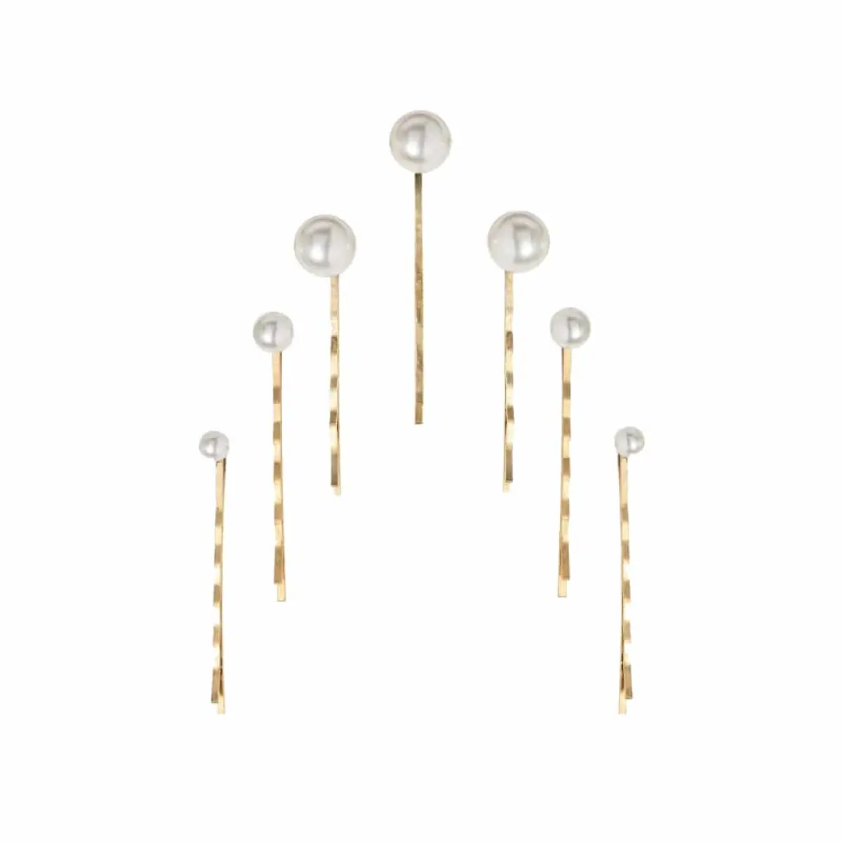 Pippa gold bobby pin set Accessories Bridal Coveti