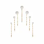 Pippa gold bobby pin set Accessories Bridal Coveti