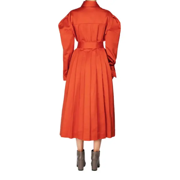 Trench antoinette orange dress Clothing dress Coveti