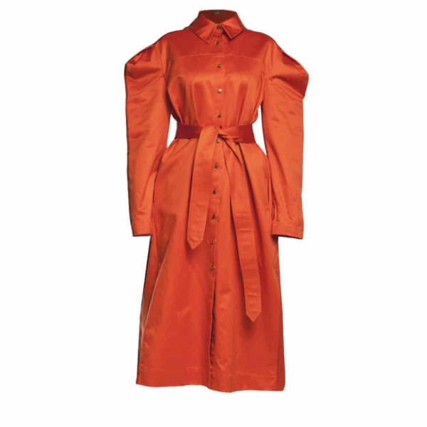 Trench antoinette orange dress Clothing dress Coveti