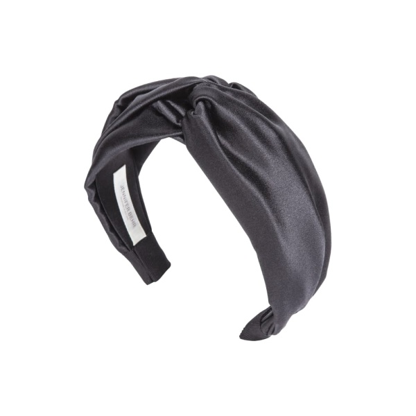 Twist in silk satin headband Accessories designer Coveti